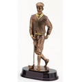 Old Fashion Male Golfer Resin Sculpture Award